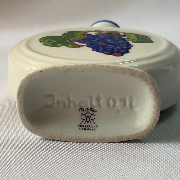 Reutter Porzellan Germany Vintage Porcelain Hand Painted Wine Jug c1887-1947 - Picture 8 of 11